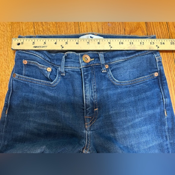 Vineyard Vines Jeans Womens Size 26 Blue High Rise Straight Stretch Denim Ankle - Picture 6 of 10